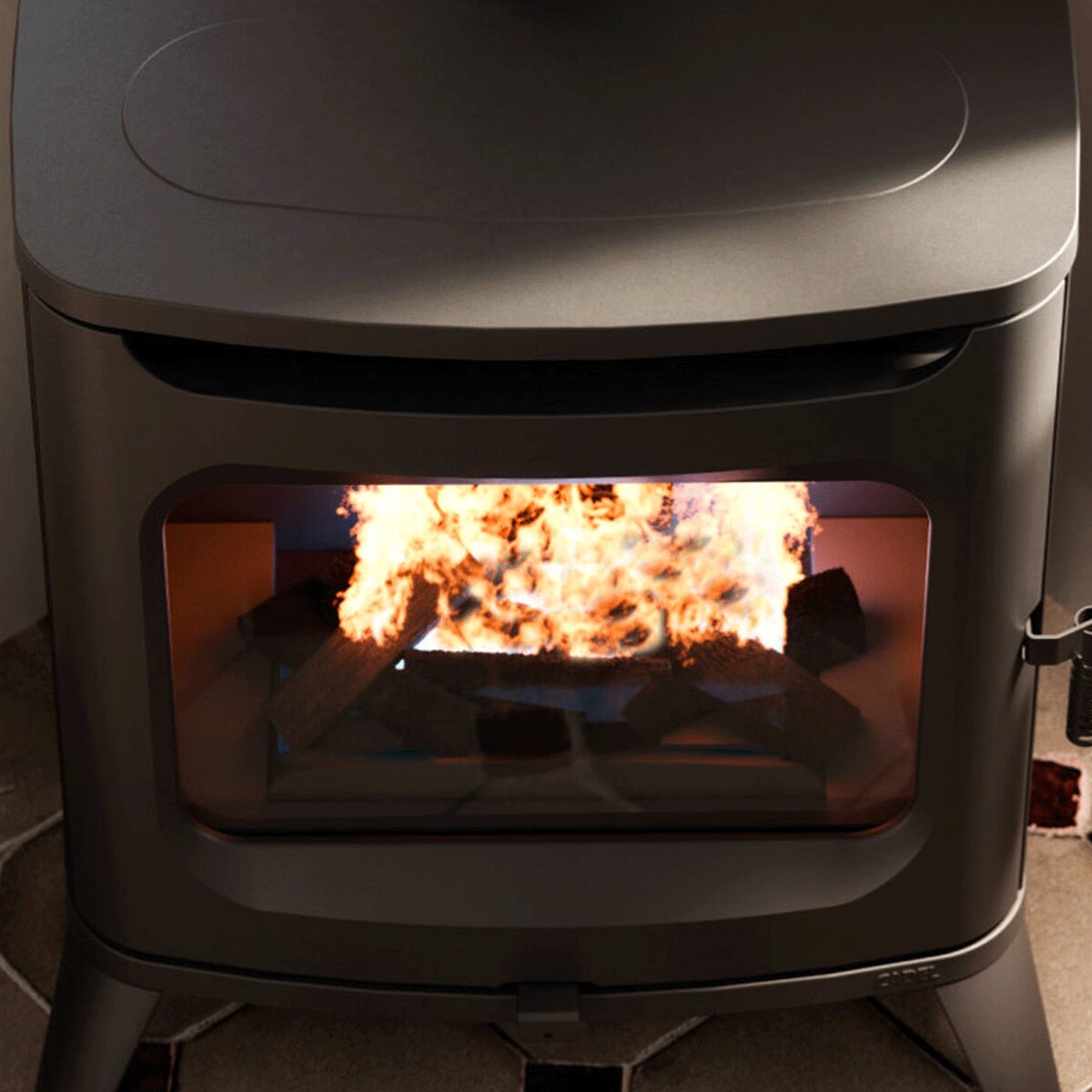 Cadel Hublot 8 7,5 kW Luftholzofen Schwarz