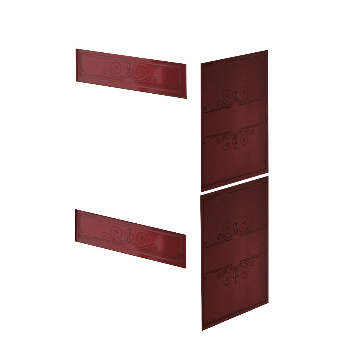 Poêle à bois FANCY EVO EK63 - Groupe Edilkamin 11 kW air Bordeaux