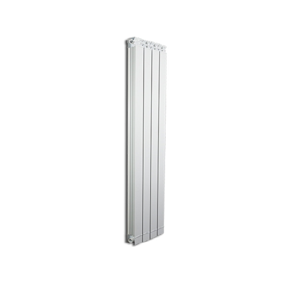 Fondital room furnishing radiator in aluminum 4 elements GARDA DUAL 80 center distance 1800 mm