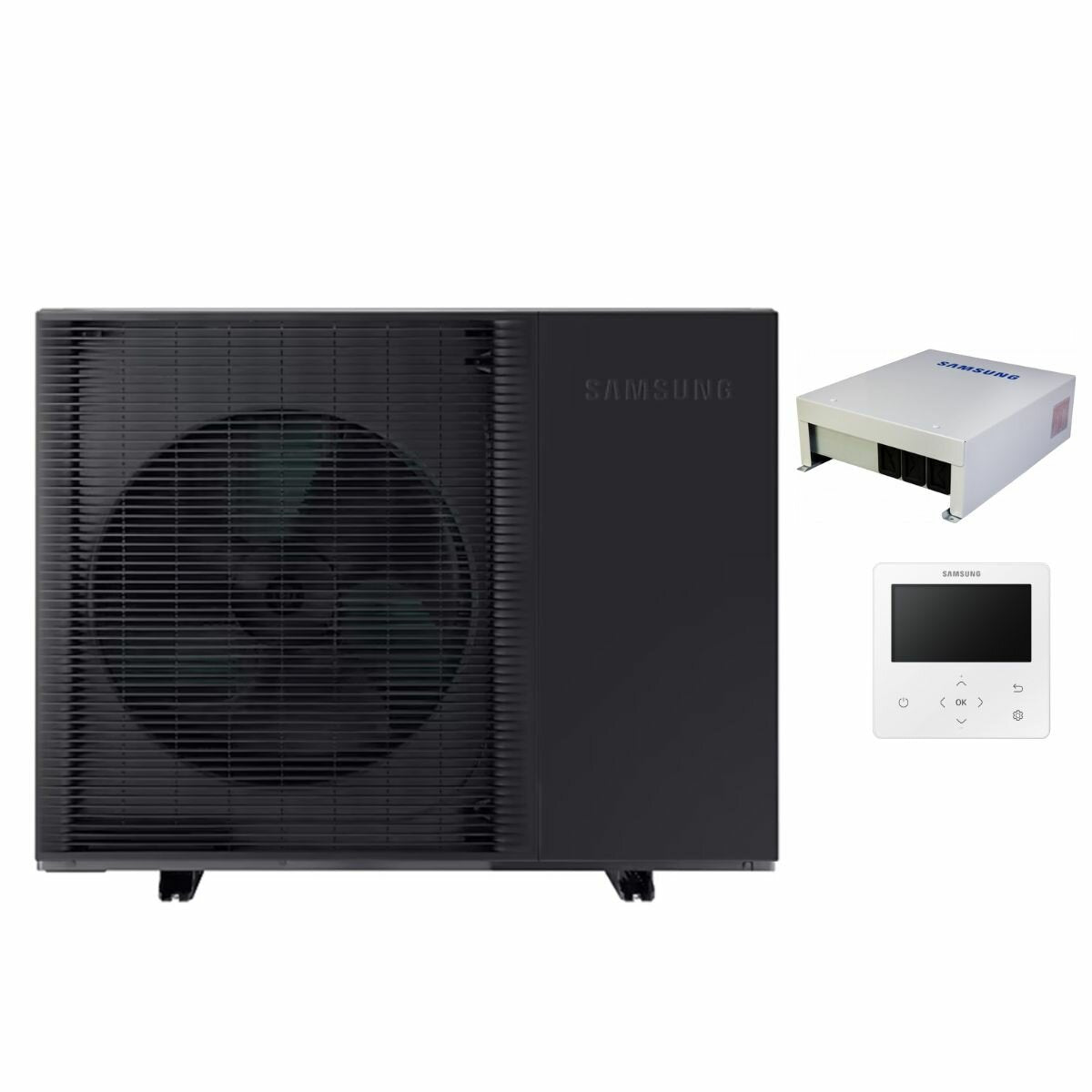 Samsung EHS Mono HT Leise 8 kW einphasige R32 A++ Hochtemperatur-Luft-Wasser-Wärmepumpe