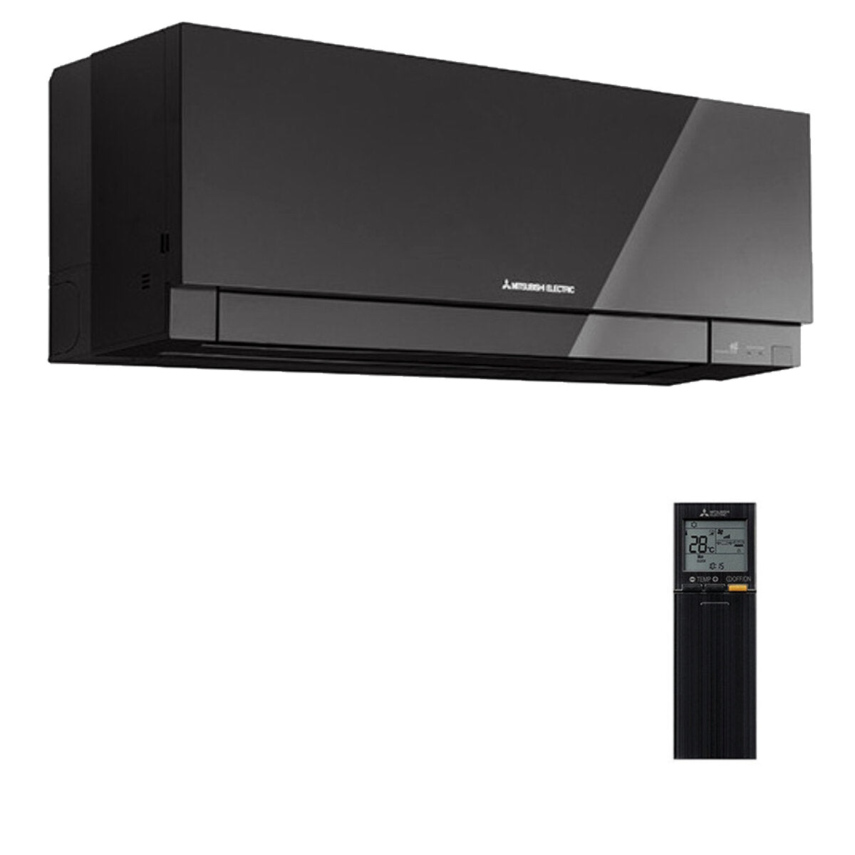 Mitsubishi Electric Kirigamine Zen Klimaanlage MSZ-EF 9000 BTU R32 Wechselrichter A +++ WLAN schwarz