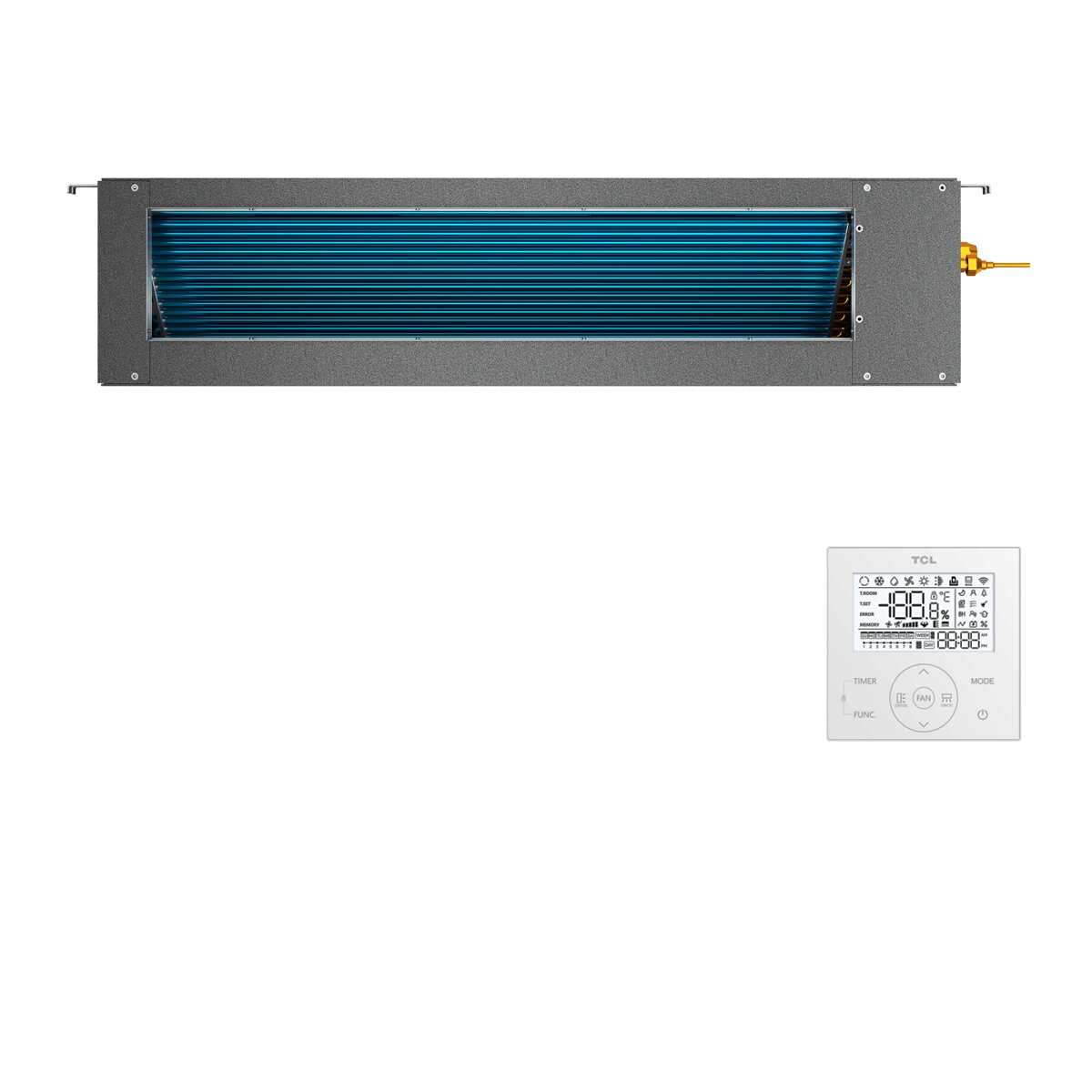Climatiseur gainable TCL Série D 48 000 BTU R32 Inverter Wi-Fi A++/A+