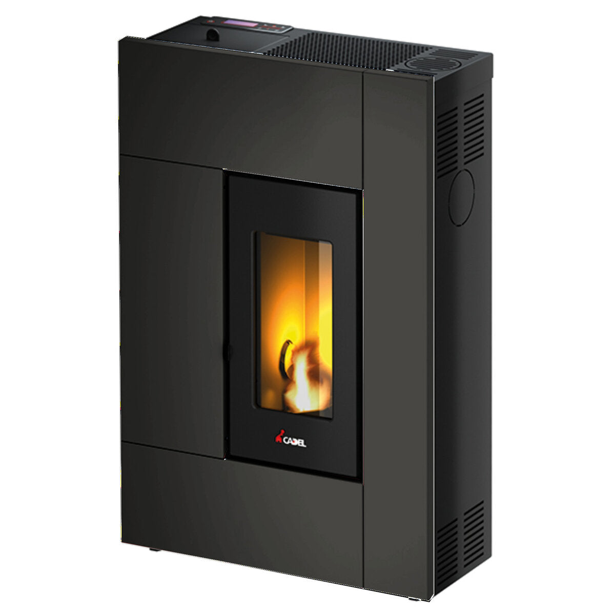 CADEL Spirit 5 Pelletofen mit Luft, 5,2 kW, mit WLAN, ANTHRAZIT