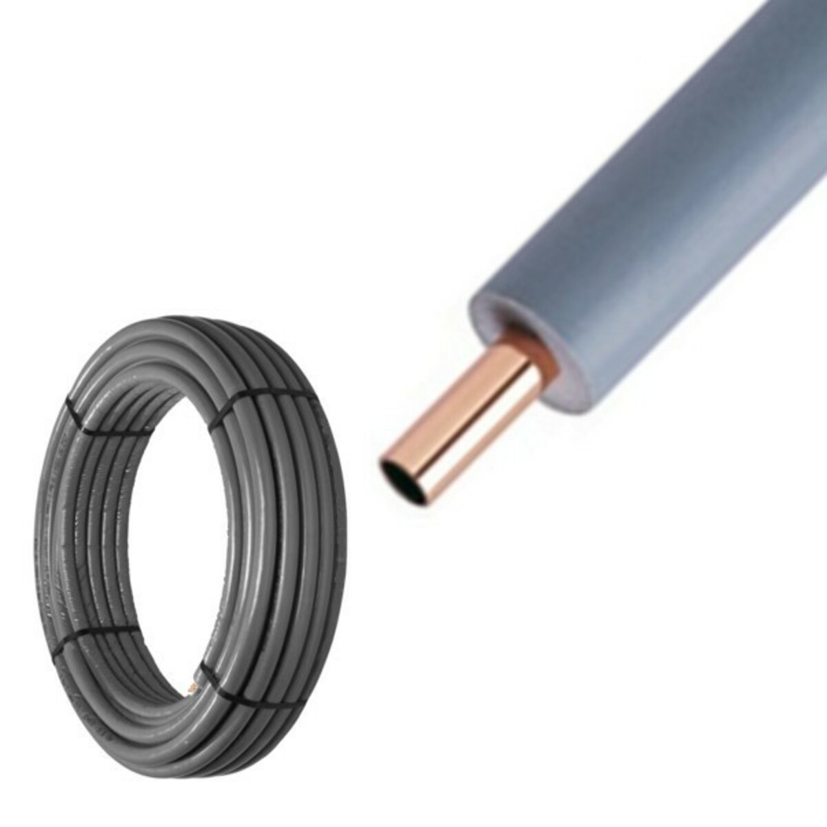 Kit d'installation climatiseur double split 10 m 1/4" x 1/2"