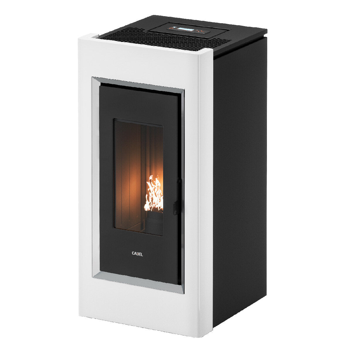 CADEL Prince 11 kW white air pellet stove with wi-fi