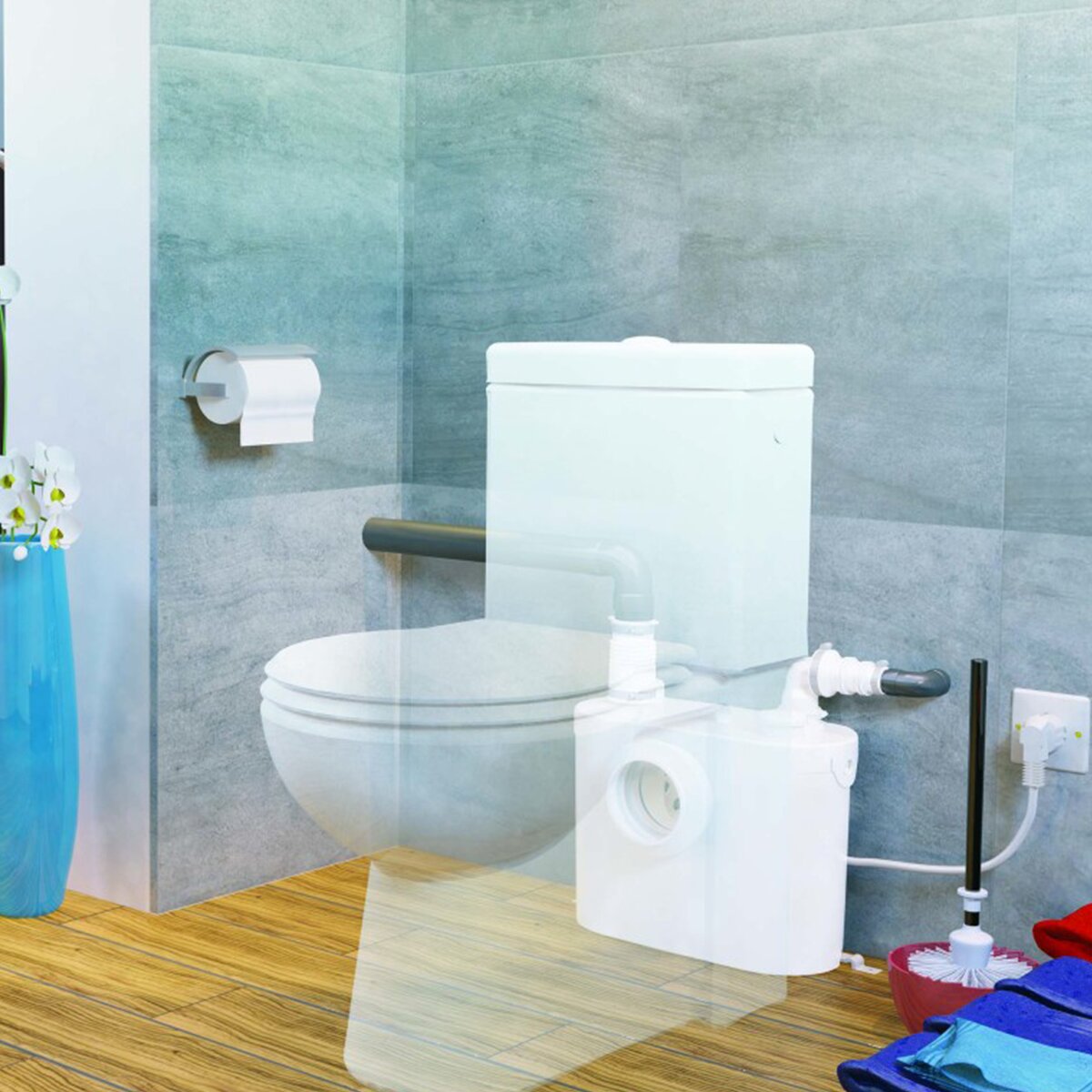 Broyeur WC SFA Sanitop UP pour toilettes et lavabo