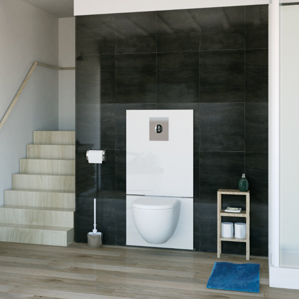 SFA Saniwall Pro UP Tileable WC macerator - with built-in frame for suspended WC and complete bathroom