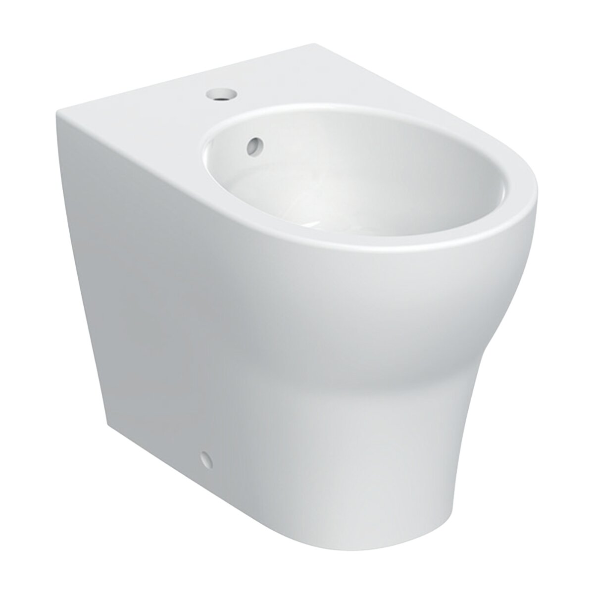 Geberit Selnova Premium Floor-mounted Bidet - Back to Wall White