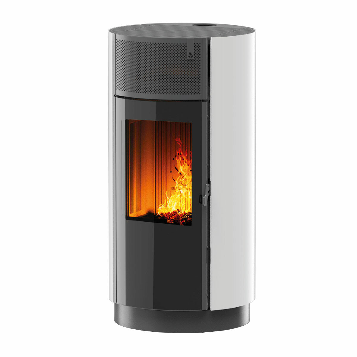 Poêle à granulés Girolami Round 14 13 kW WiFi Air - Blanc