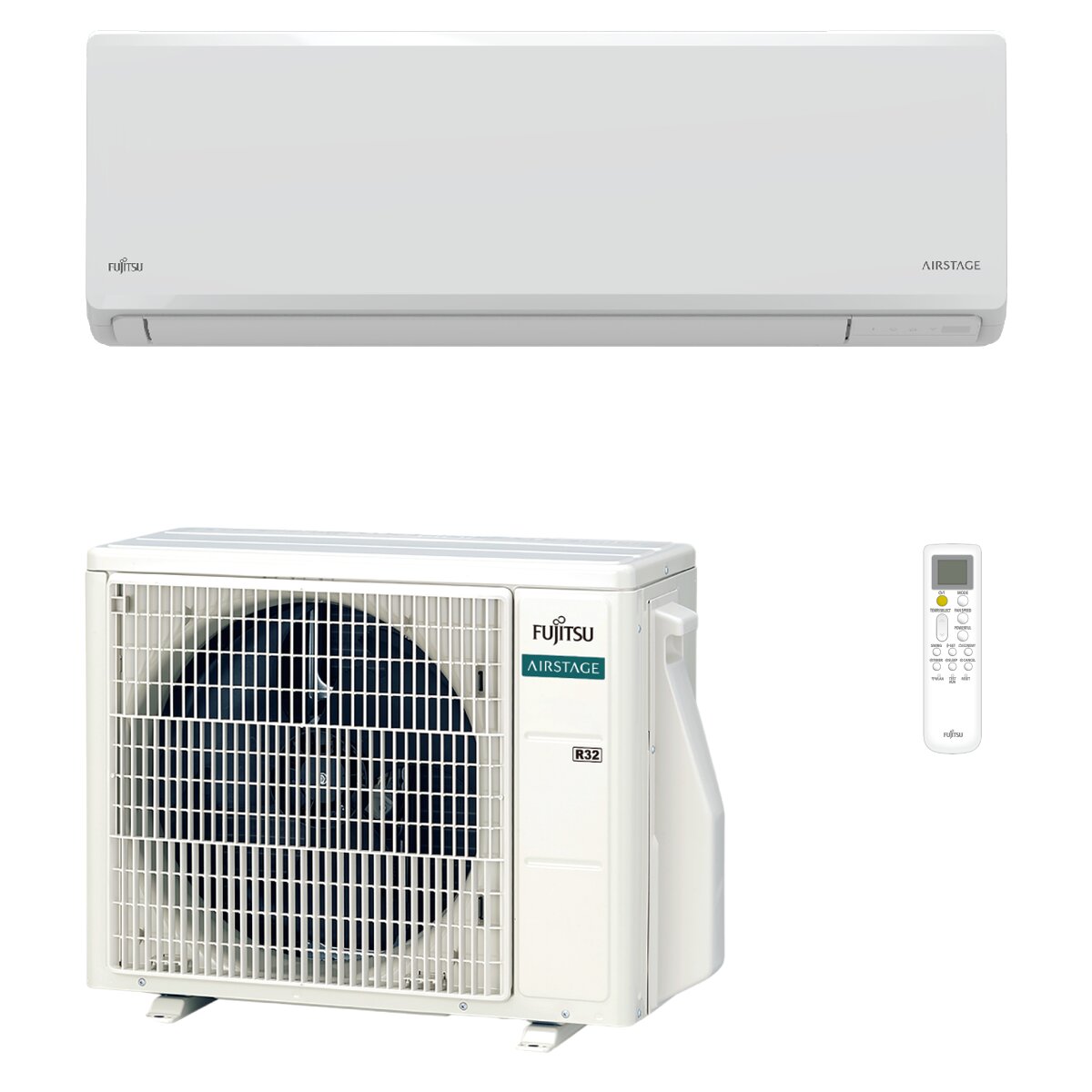 Climatiseur Fujitsu série KN WiFi 9000 BTU R32 Inverter A++/A+