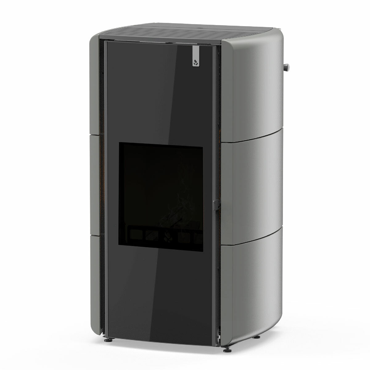 Girolami Edge 14 15 kW Hydro Multi-Fuel Stove with DHW Kit - Grey