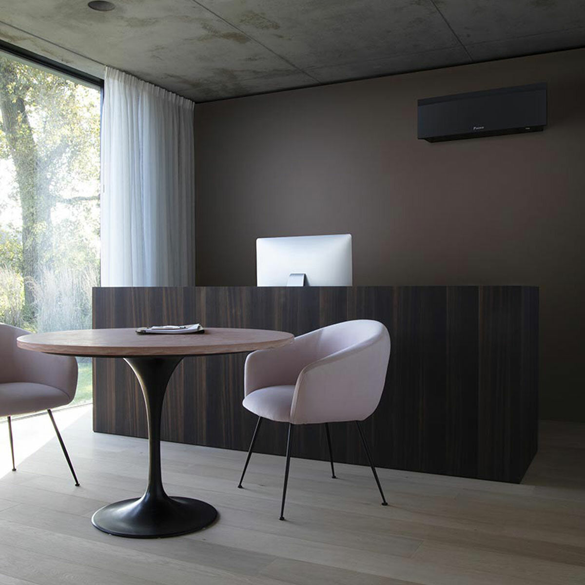 Daikin Emura 3 Trial Split Klimaanlage 7000+7000+7000 BTU Inverter A++ WLAN Außengerät 4 kW Schwarz