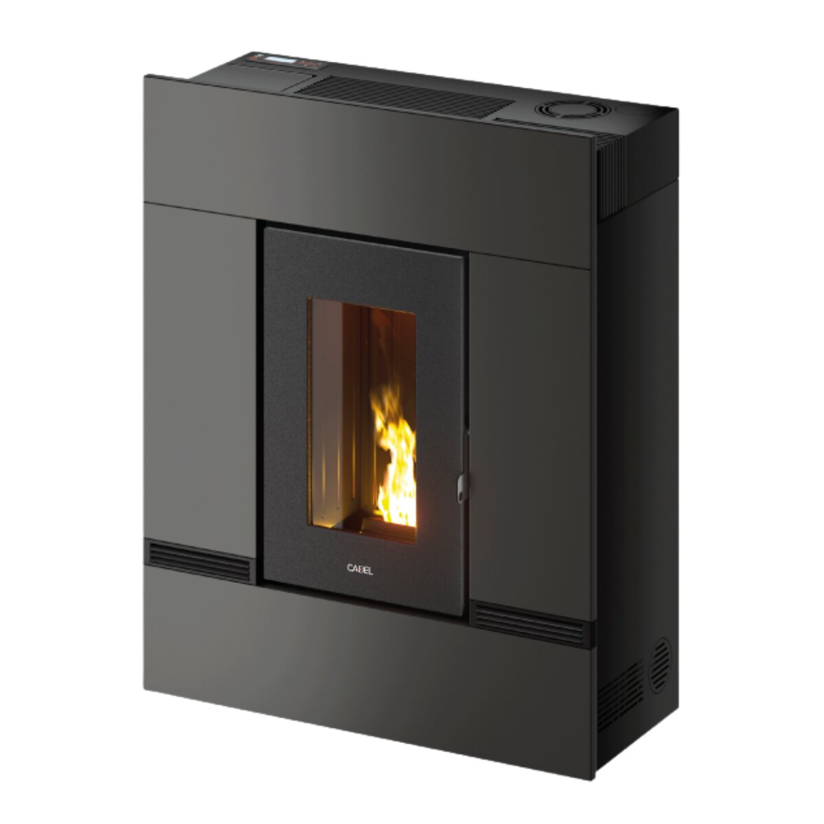 Cadel Mithos Plus 12 PS 12 kW ducted air pellet stove - WiFi Anthracite
