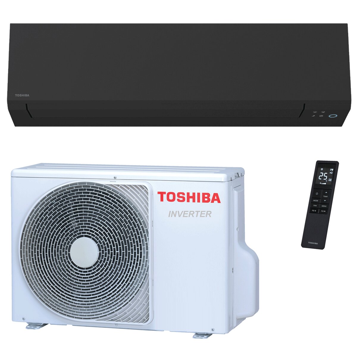 Toshiba SHORAI Edge Black Klimaanlage 22000 BTU R32 Inverter A++ WiFi