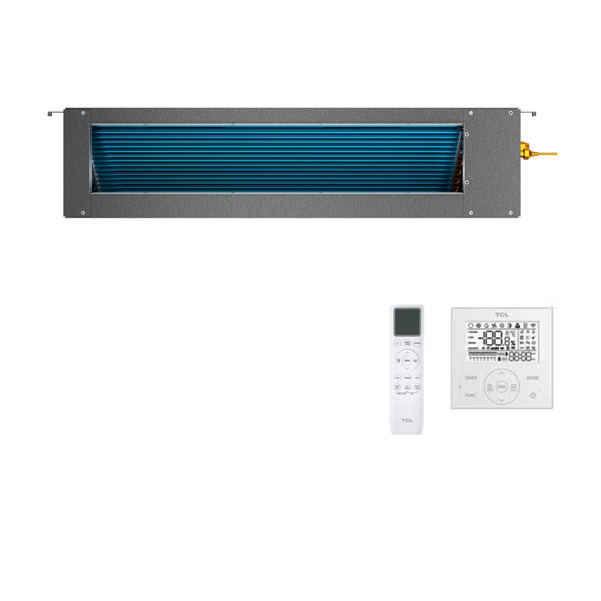 Climatiseur gainable TCL Série D 9000 BTU R32 Inverter Wi-Fi A++/A+