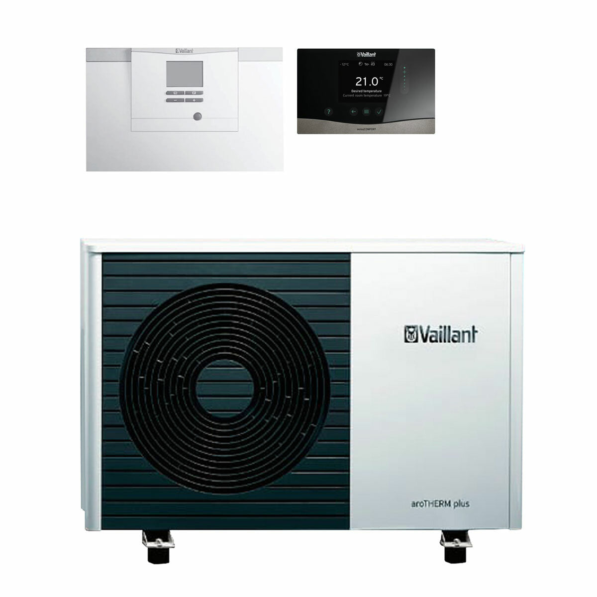 Vaillant aroTHERM plus VWL 55/6 air-to-water heat pump 5 kW 230 V single-phase monobloc R290 A++ high temperature