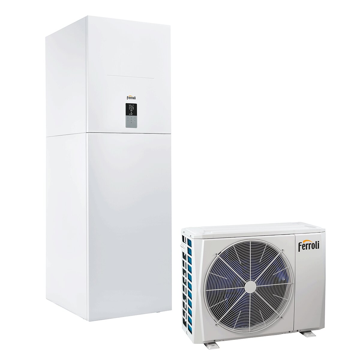 Pompe à chaleur air-eau Ferroli Omnia ST 3.2 16 kW Split 240 Lt R32 Inverter A++