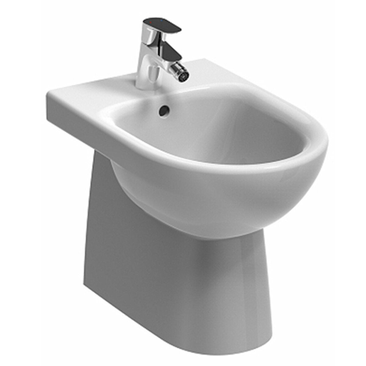 Geberit Selnova Wand-Bidet weiß glänzend