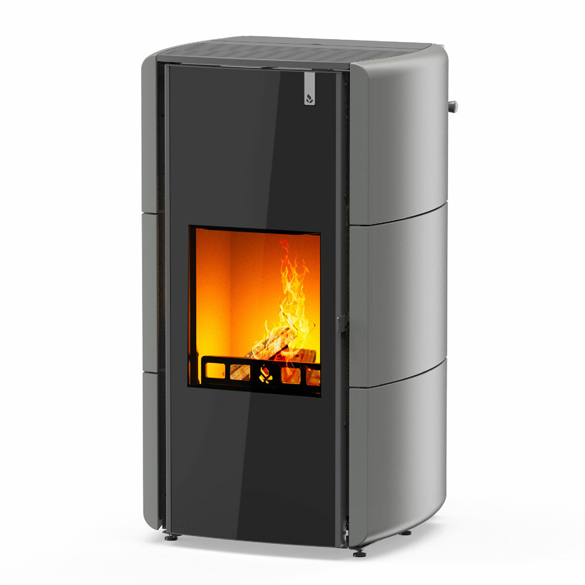 Girolami Edge 14 15 kW Hydro Multi-Fuel Stove with DHW Kit - Grey