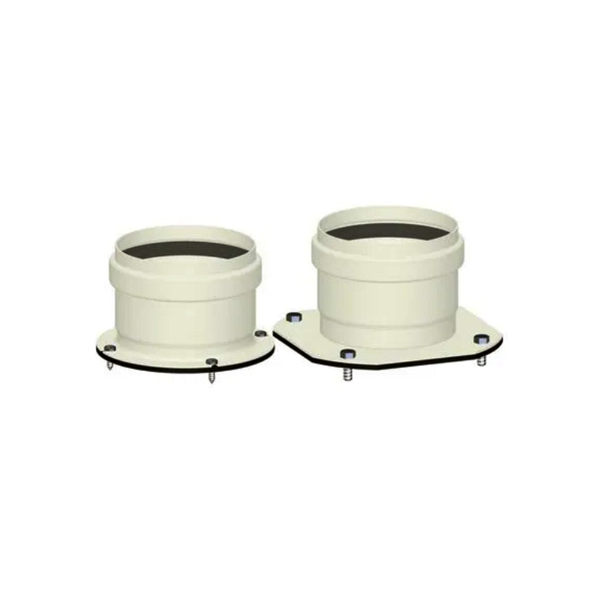 Split flue gas exhaust kit ø 80/80 for Immergas condensing boilers in PP