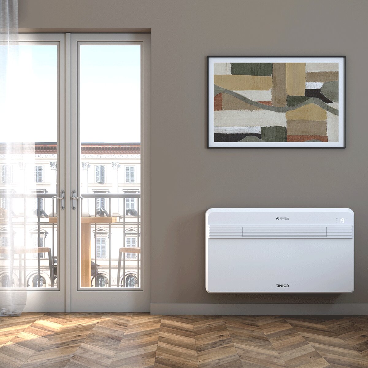 Olimpia Splendid Unico Pro 35 HP EVAN 10000 BTU R32 Onduleur A+/A WiFi SLIM Climatiseur