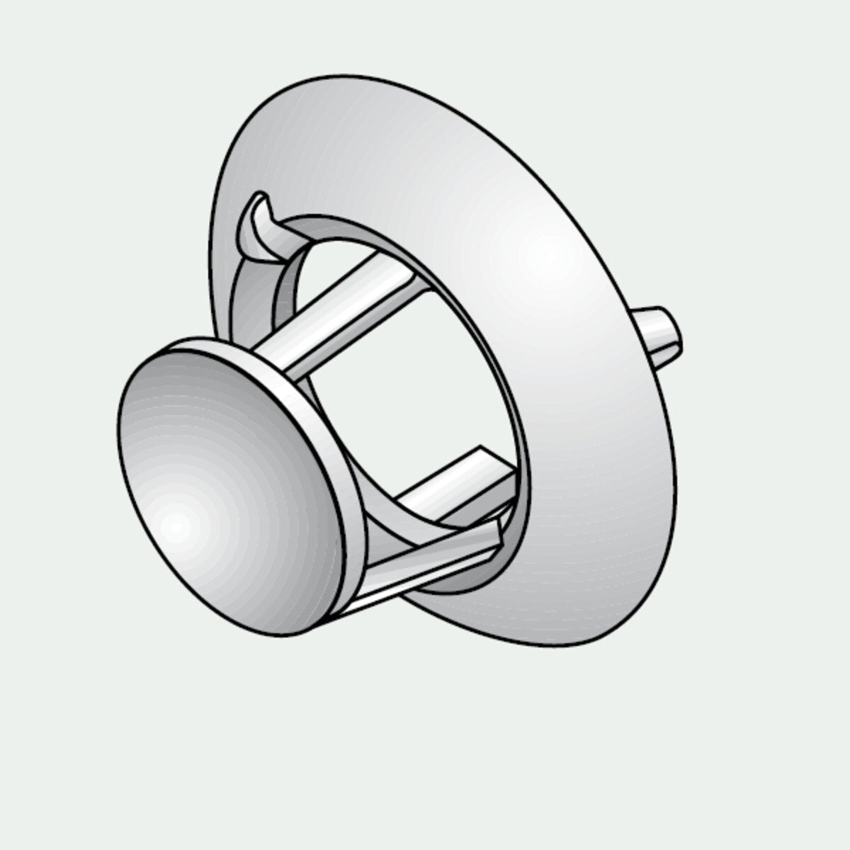 Embout simple pour tube ø 35 mm