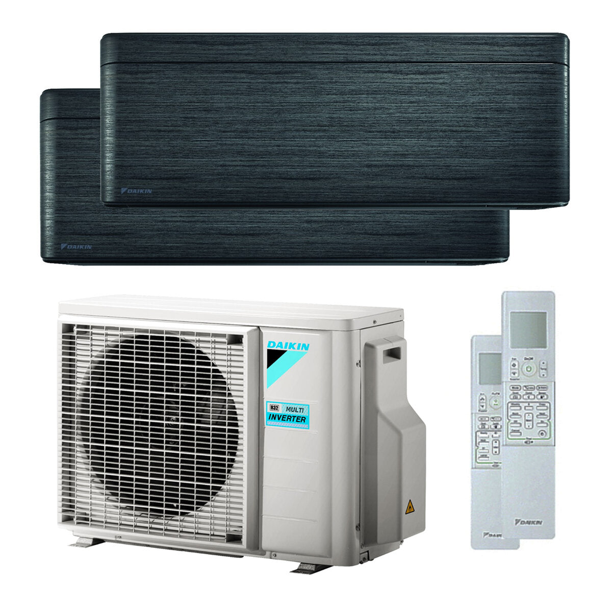Daikin Stilvolle Dual-Split-Klimaanlage 7000 + 9000 BTU Inverter A +++ WLAN-Außengerät 4,0 kW