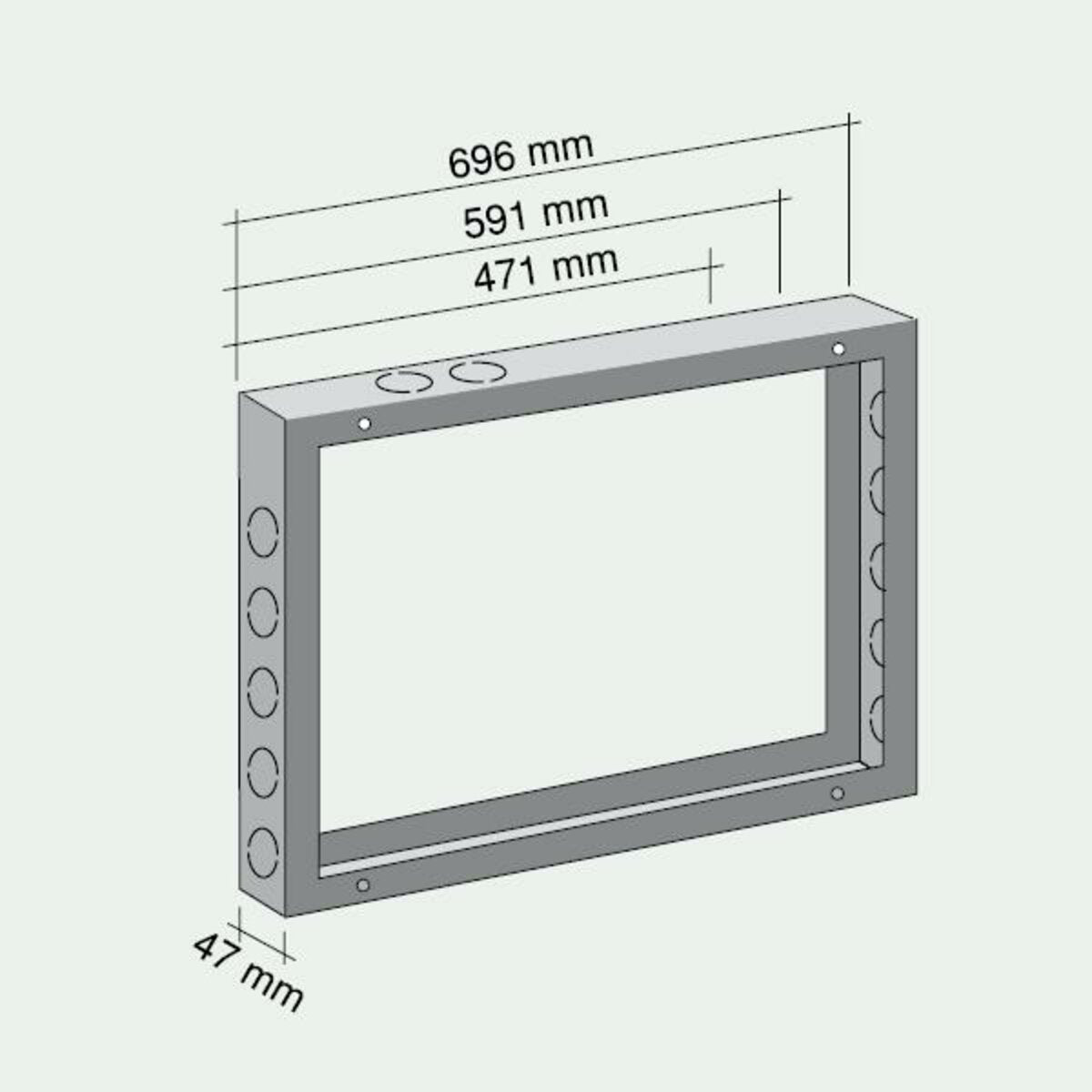 Ossature entretoise murale - Gazelle techno Classic/premix 7000