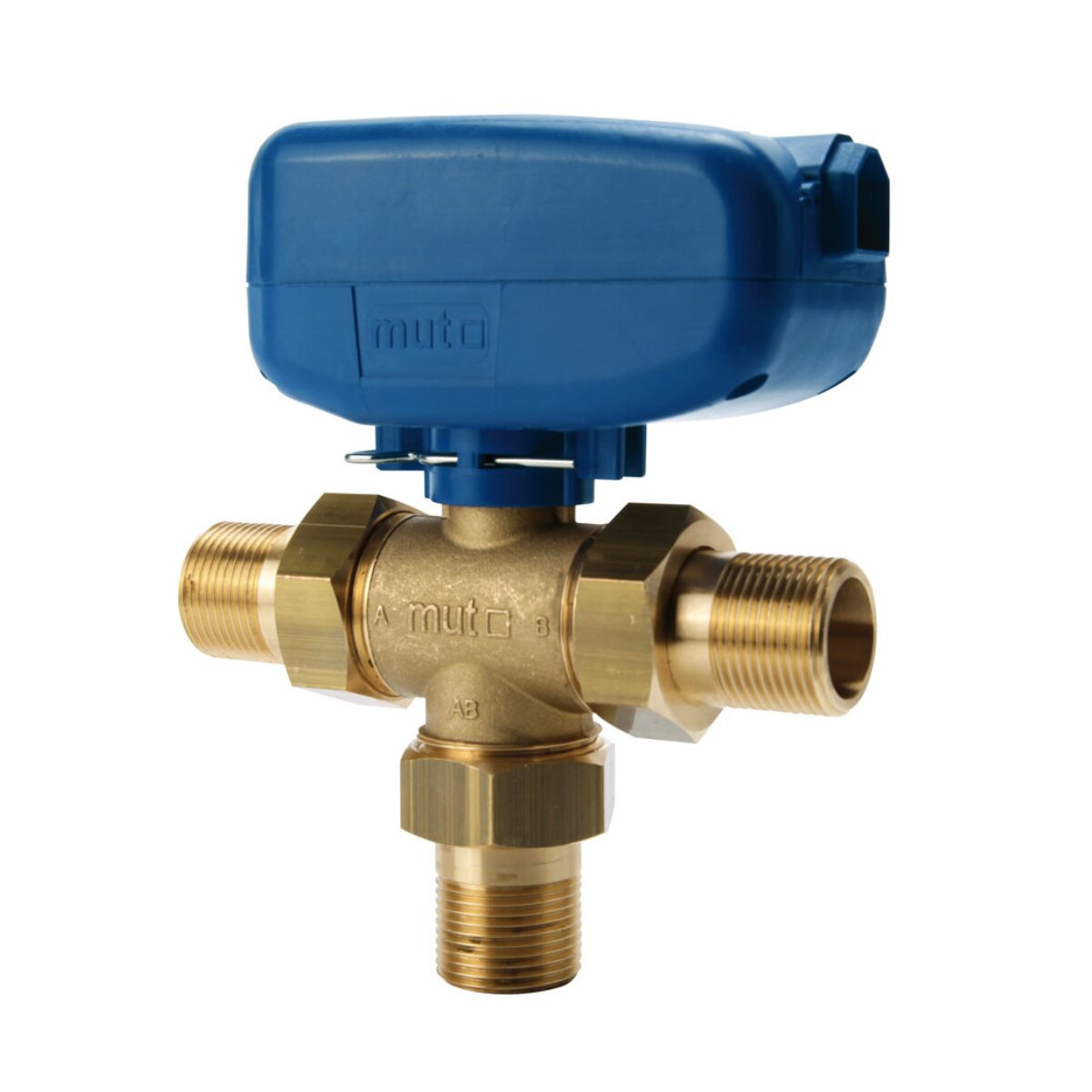 MUT TMO 3-way motorized ball valve Ø3/4 M/M/M 230V with relay