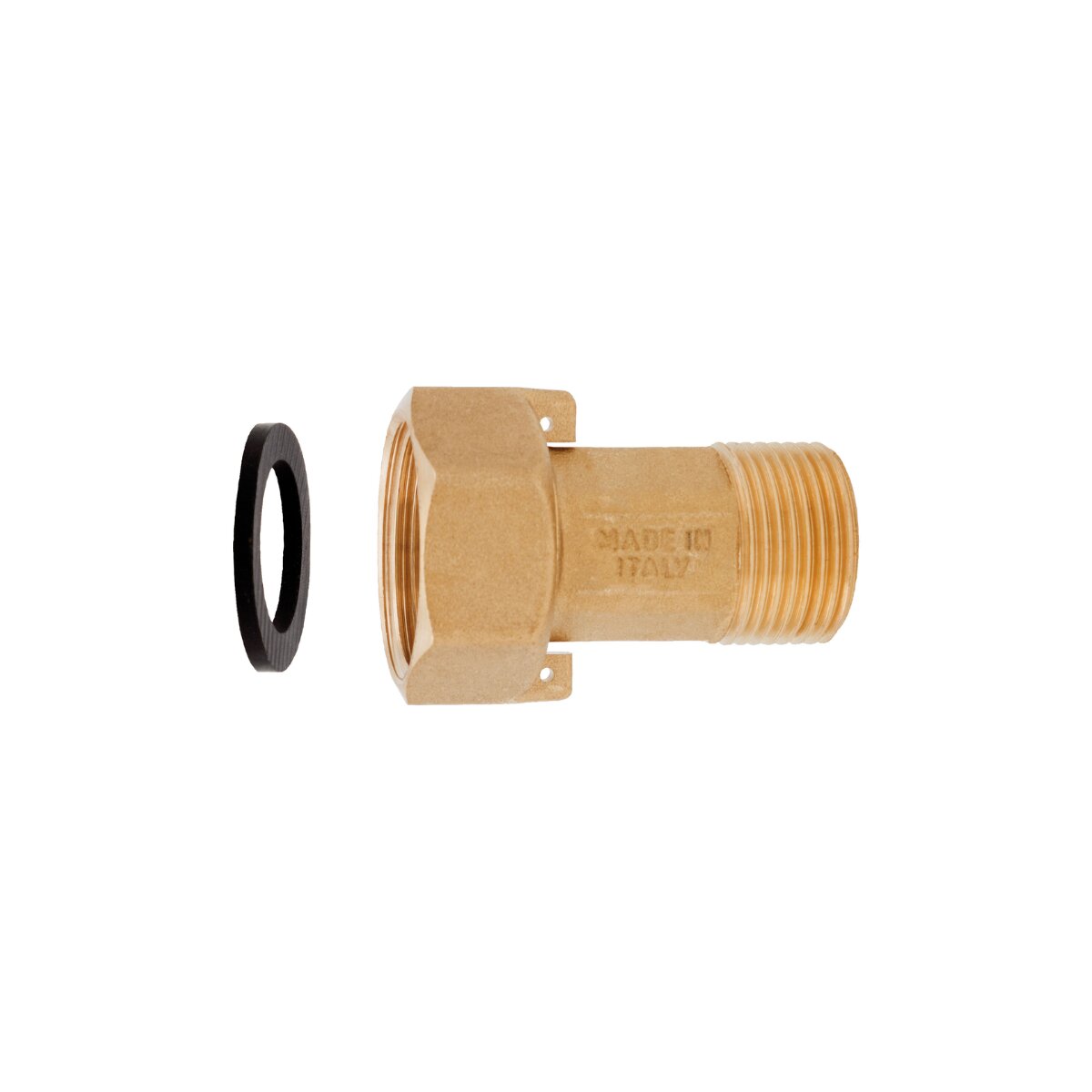 Brass nut and shank Ø 1 1/4 x 1 - PAIR