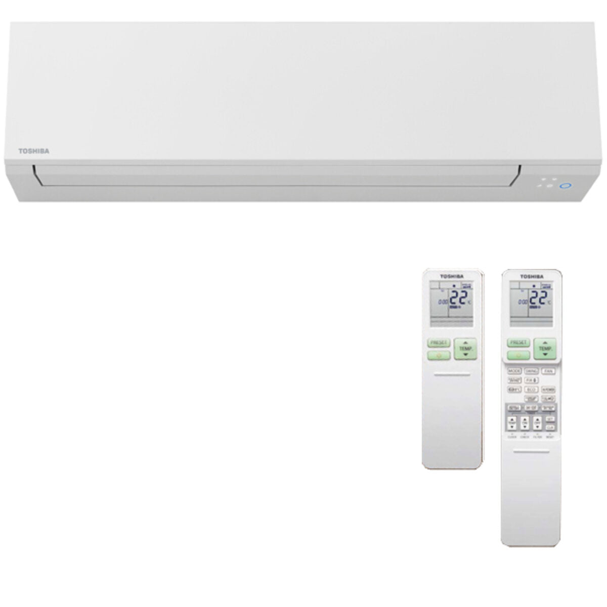 Toshiba SHORAI Edge climatiseur double split 16000+18000 BTU inverseur A wifi unité extérieure 10 kW