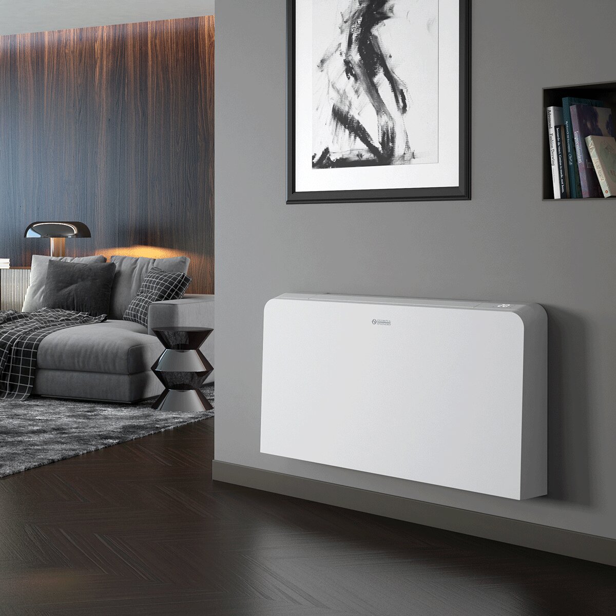 Ventilo-convecteur Olimpia Splendid BI2 SL AIR 1100 DC SLIM - 4,8/3,85 kW - CONTRÔLE TR ET TÉLÉCOMMANDE