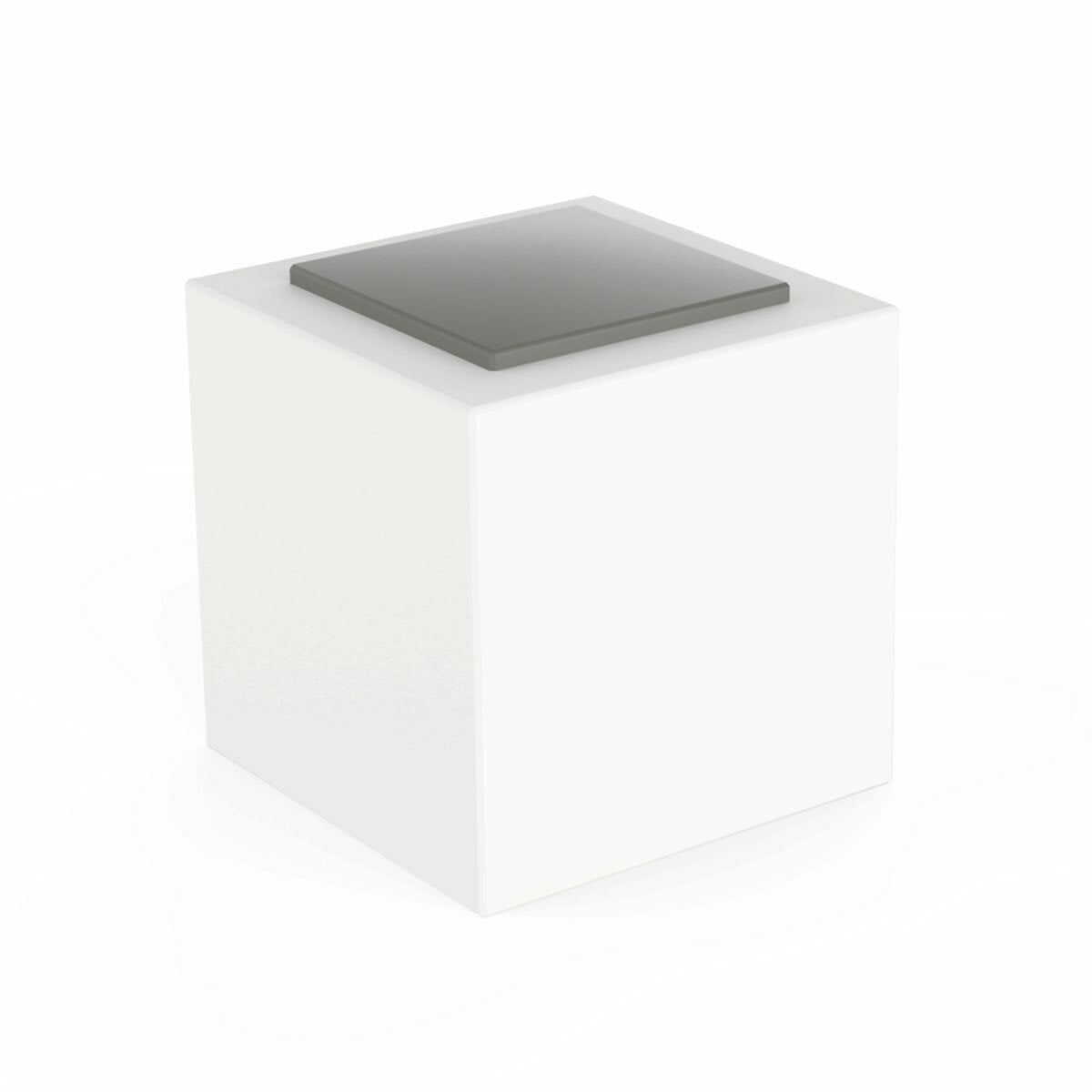 Cube lumineux de jardin Arkema Iris SL en résine LLDPE avec panneau photovoltaïque