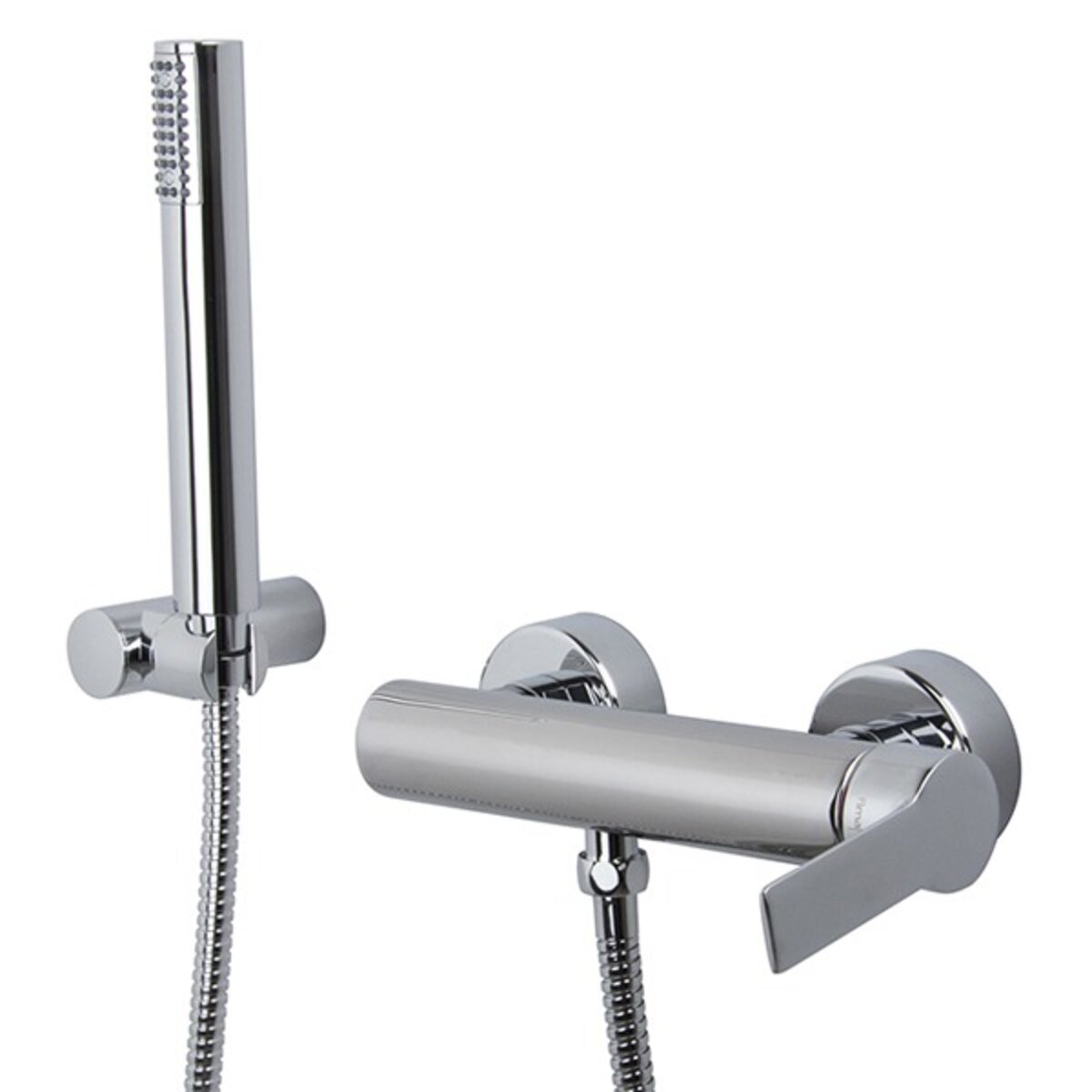 Fima Carlo Frattini Mast external shower mixer without diverter with shower set