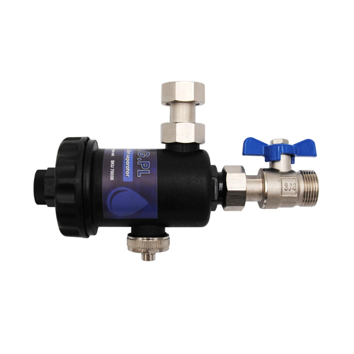 Kit d'installation de chaudière Bosch avec conduit coaxial, séparateur de boues, distributeur de polyphosphate et cartouche neutralisante