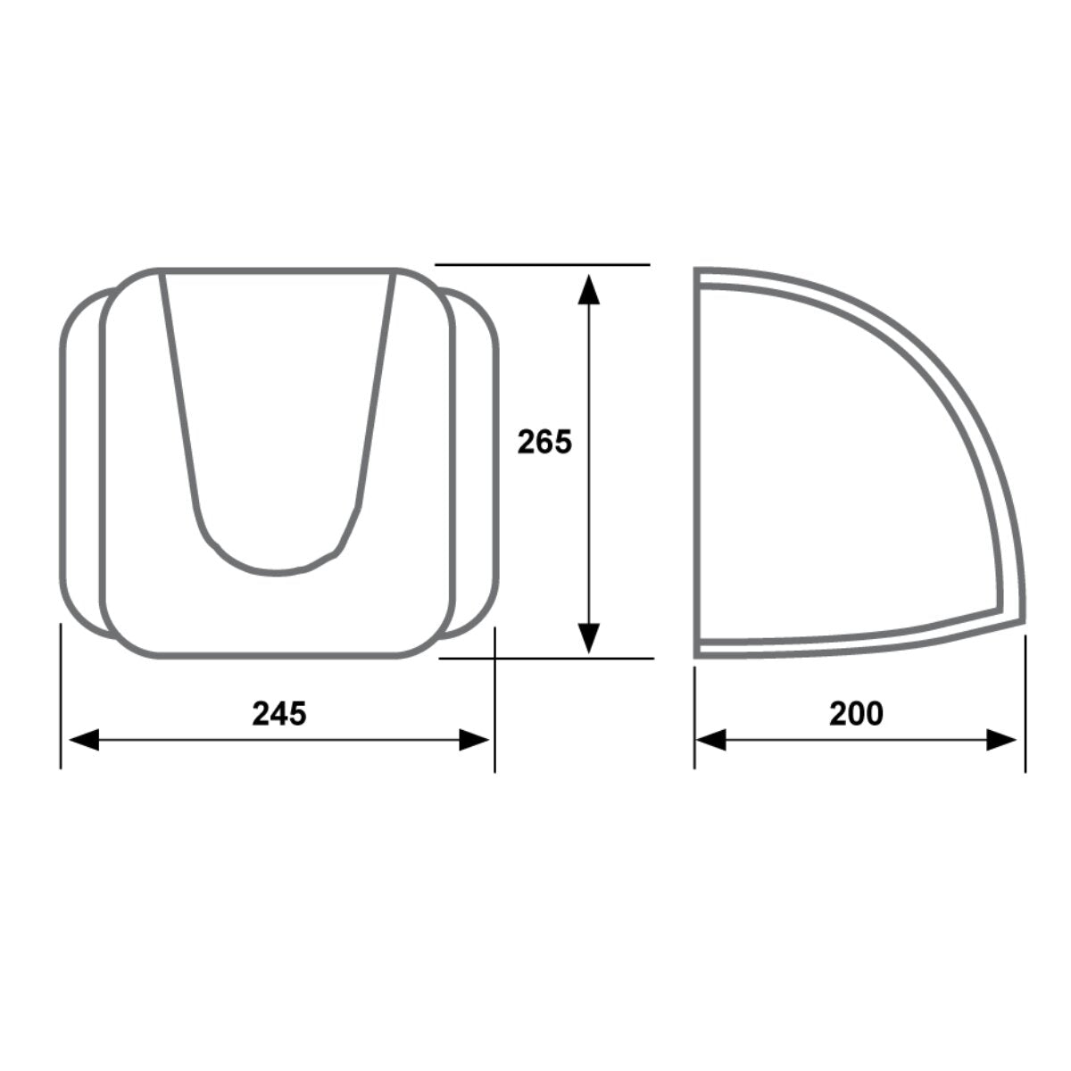 Fantini Cosmi Kalieco Automatic Wall-Mounted Electric Hand Dryer