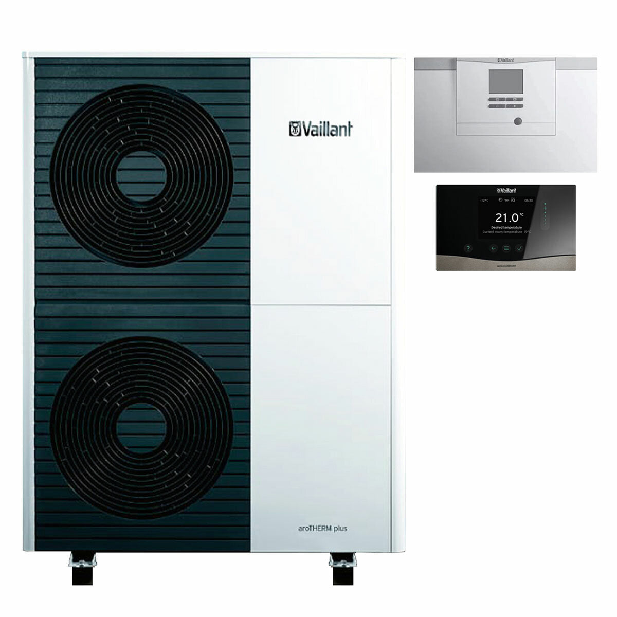 Vaillant aroTHERM plus VWL 155/6 air-to-water heat pump 15 kW 230 V single-phase monobloc R290 A++ high temperature
