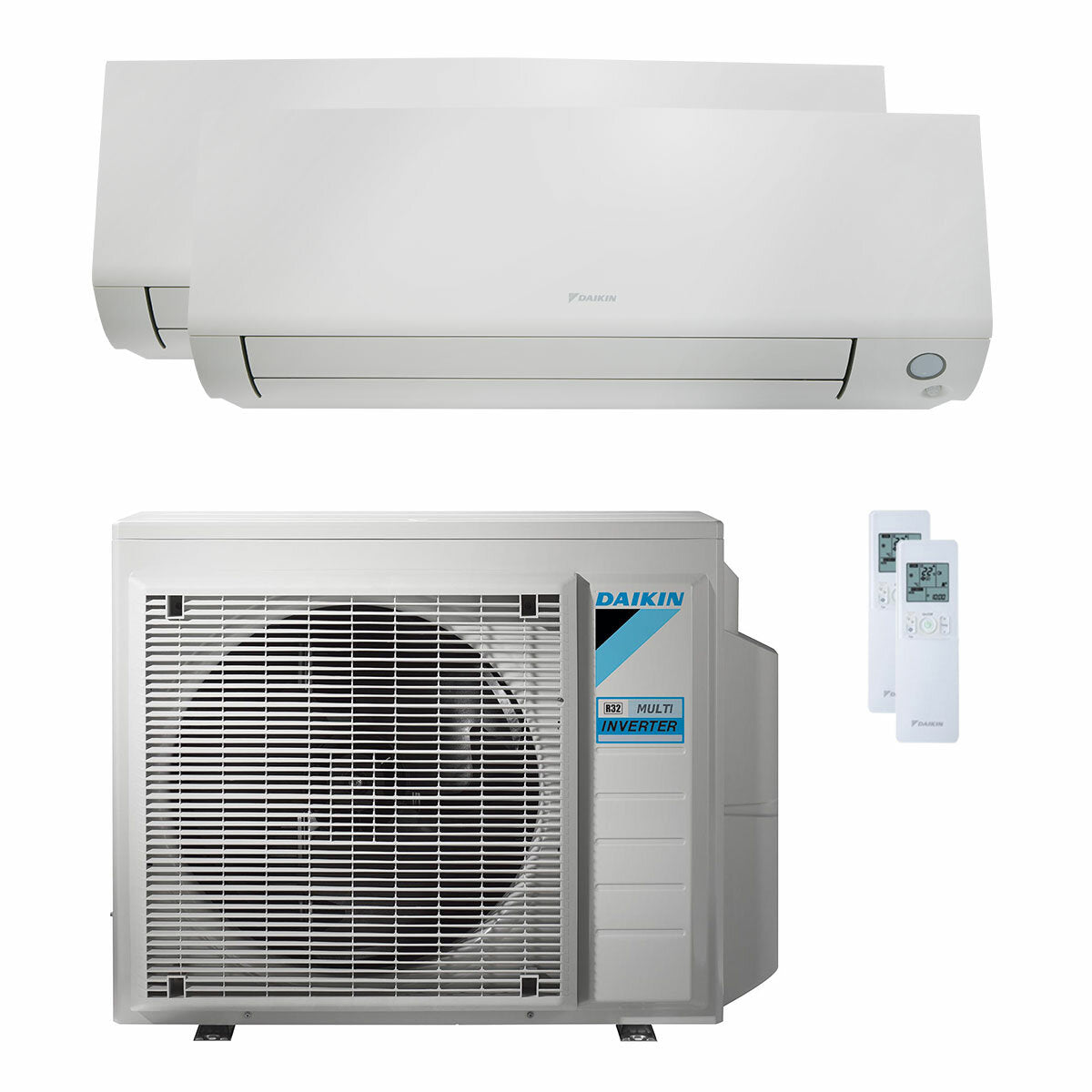 Daikin Perfera All Seasons Dual-Split-Klimaanlage 18000+18000 BTU Inverter A++ WLAN-Außeneinheit 7,8 kW 