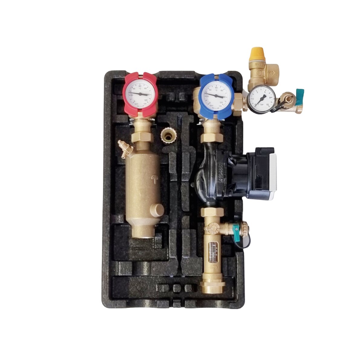 Maxiflame HB SOLAR XL solar group – double pipe for high flow systems