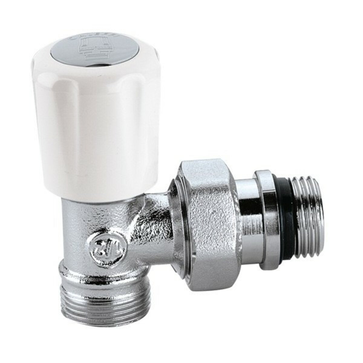 Komplettes Eckthermostat-Kit 16x2 Caleffi Mehrschichtanschlüsse für Heizkörper