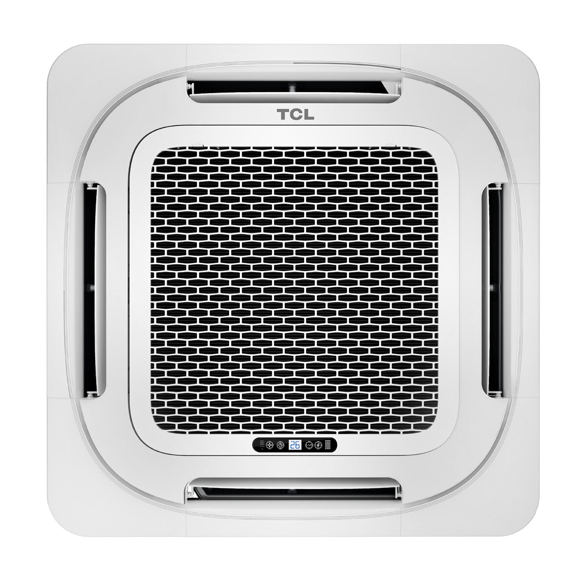 Climatiseur TCL Cassette 4 voies Série S double split 12000+12000 BTU Inverter A++ Wi-Fi unité externe 5,1 kW 