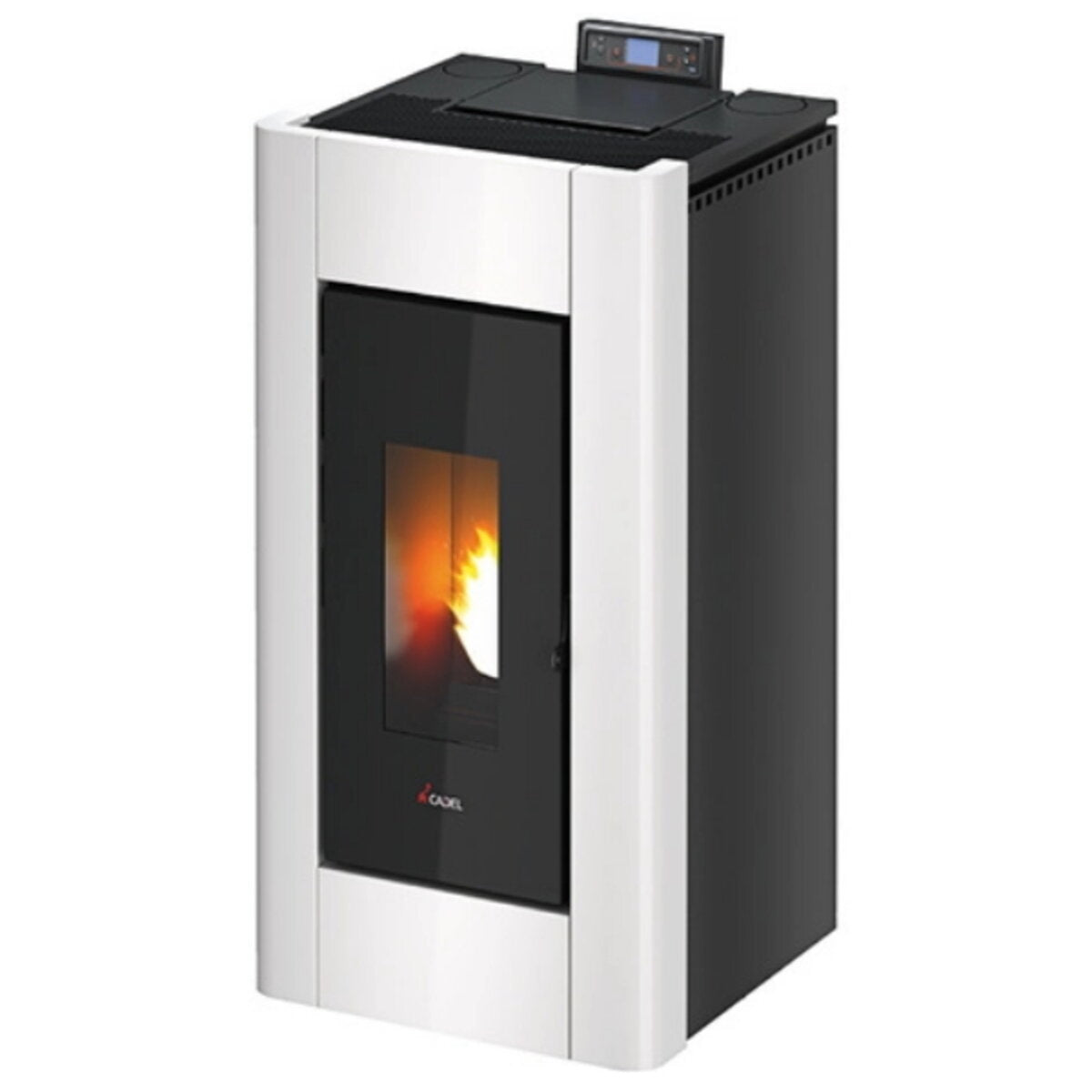 CADEL Prince 11 kW white air pellet stove with wifi