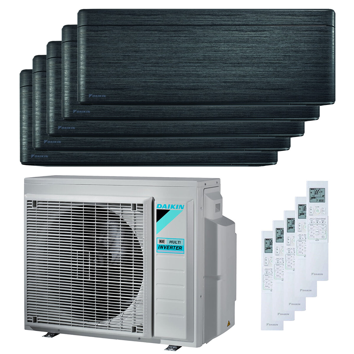 Daikin Stylish air conditioner penta split 7000 + 9000 + 9000 + 9000 + 18000 BTU inverter A ++ wifi outdoor unit 9.0 kW