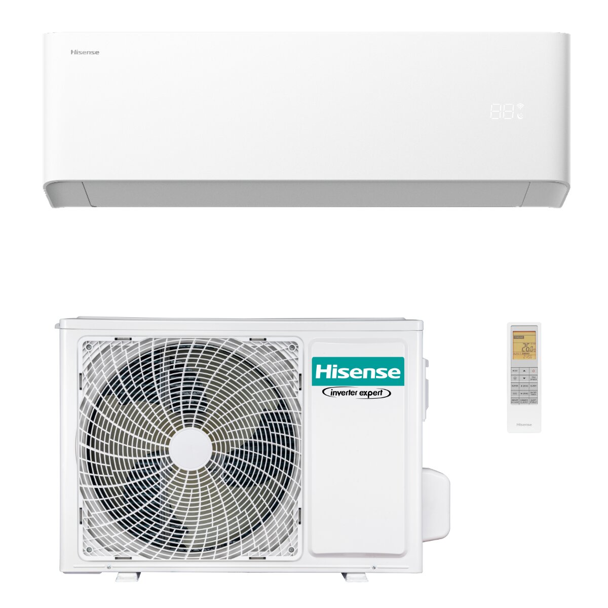 Hisense Uni HB 9000 BTU R32 Inverter-WLAN-Klimaanlage A+++/A++