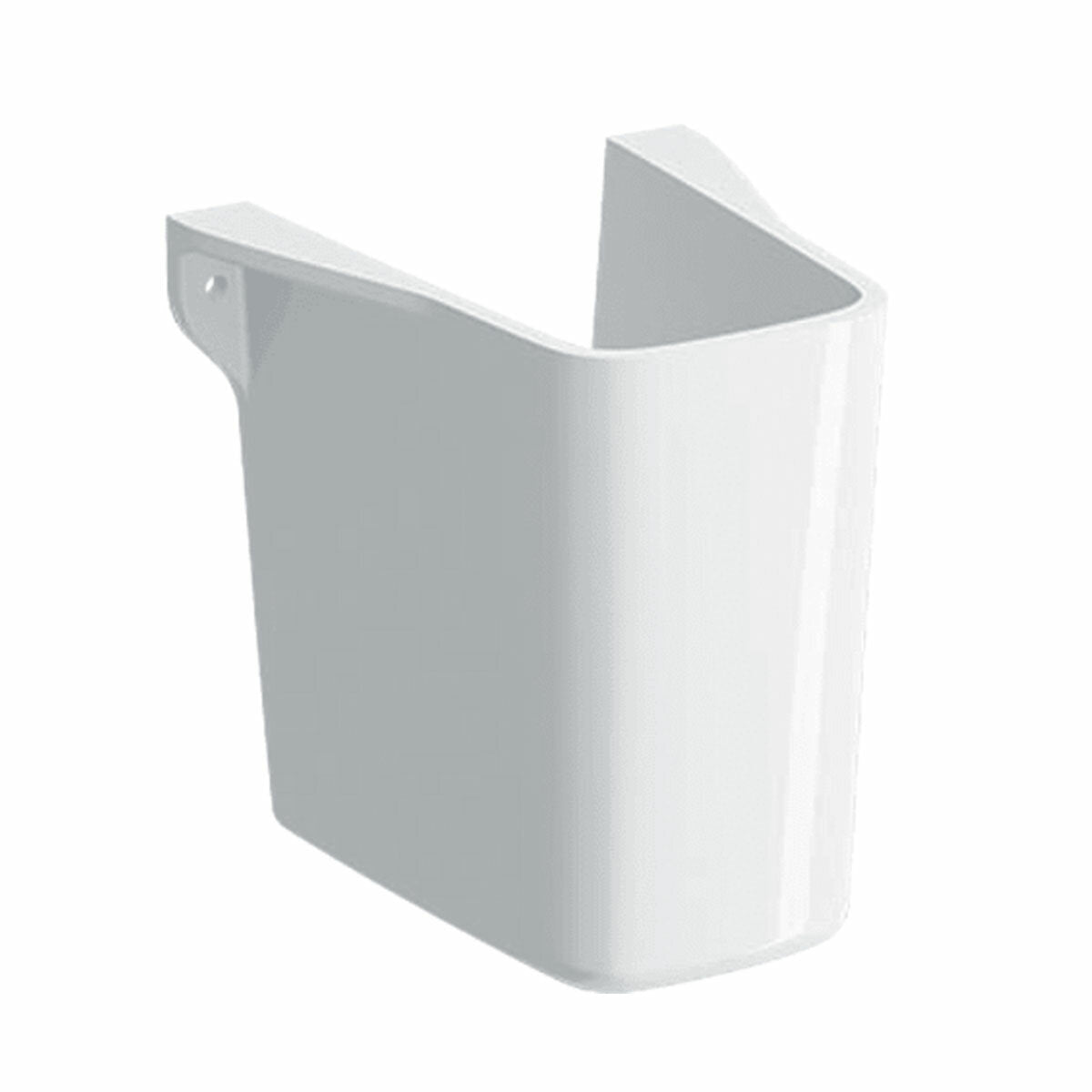 Demi-colonne pour lavabo Geberit Selnova Square blanc