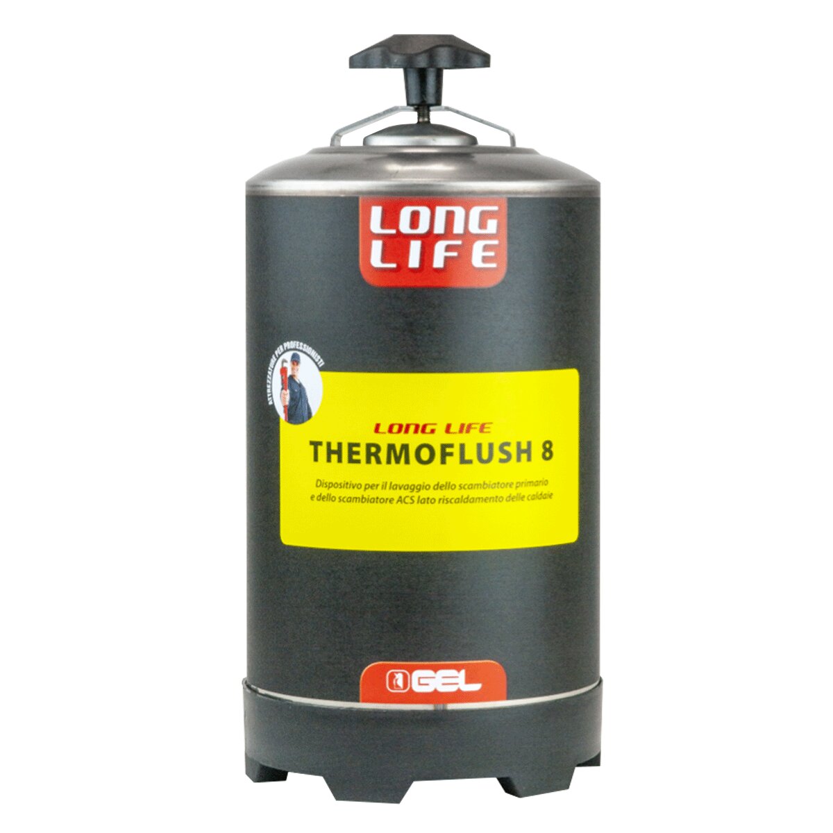 Dispositif de lavage sous pression GEL Long Life Thermoflush 8 pour chaudières