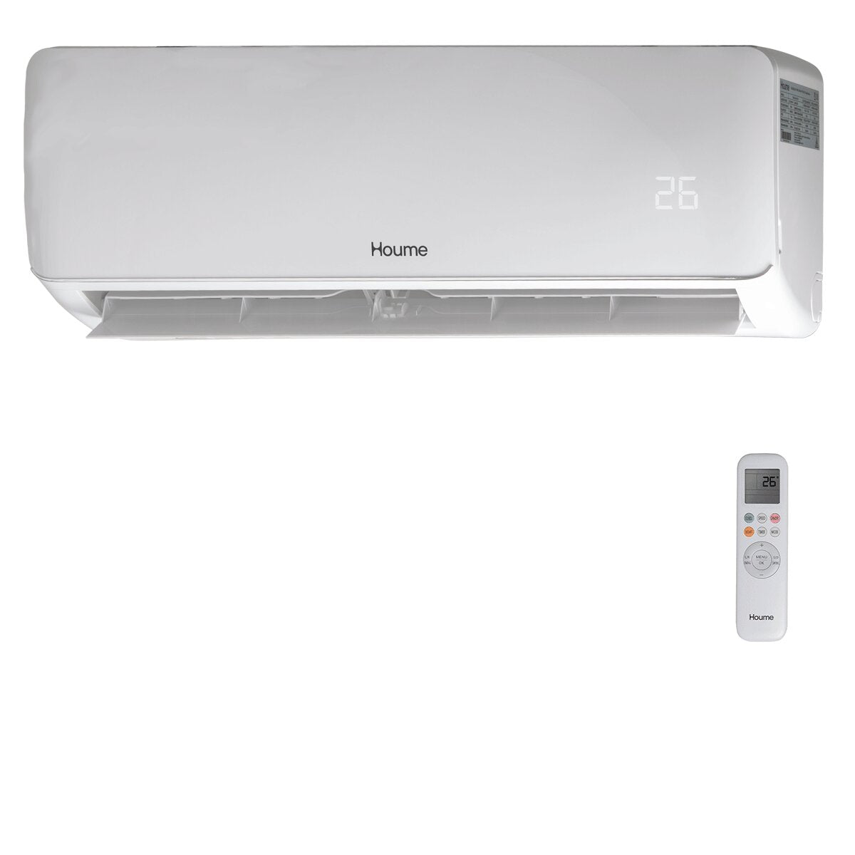 Houme Elèa Flow trial split air conditioner 9000+9000+12000 BTU R32 inverter A++ WiFi external unit 7.9 kW