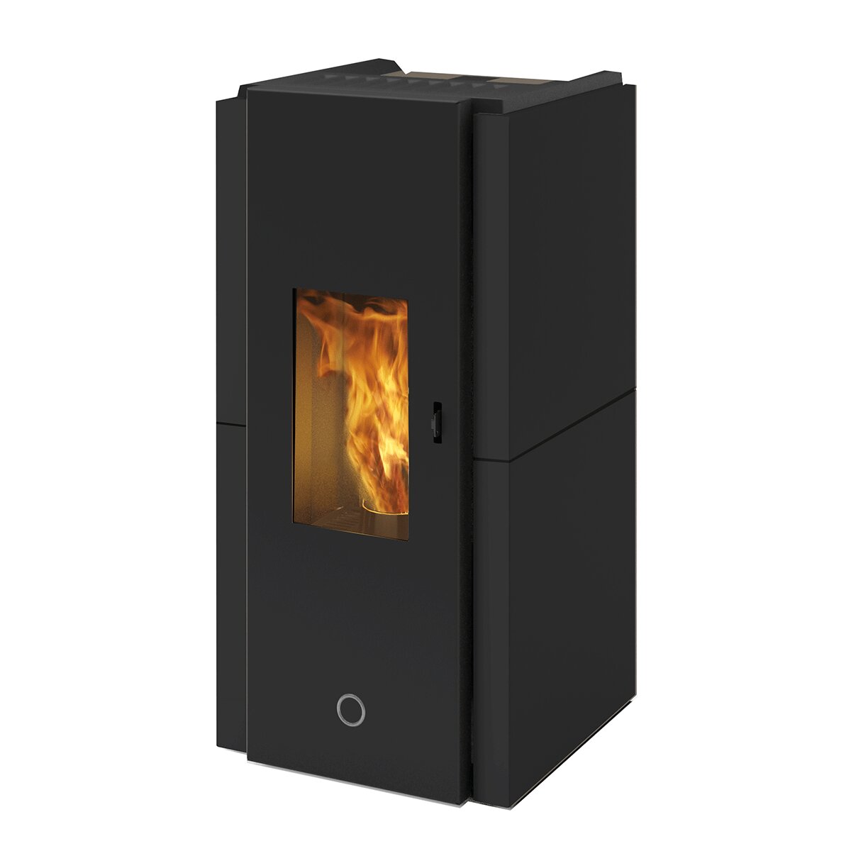 Poêle à pellets EK63 ZONE80 - Groupe Edilkamin - 7,6 kW hermétique Noir
