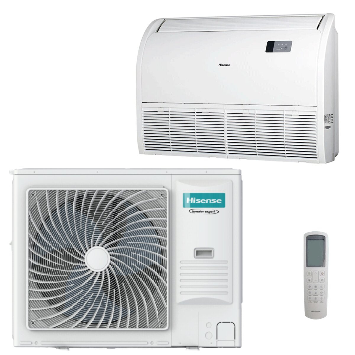 Climatiseur sol/plafond Hisense AUV 36 000 BTU R32 Inverter A++