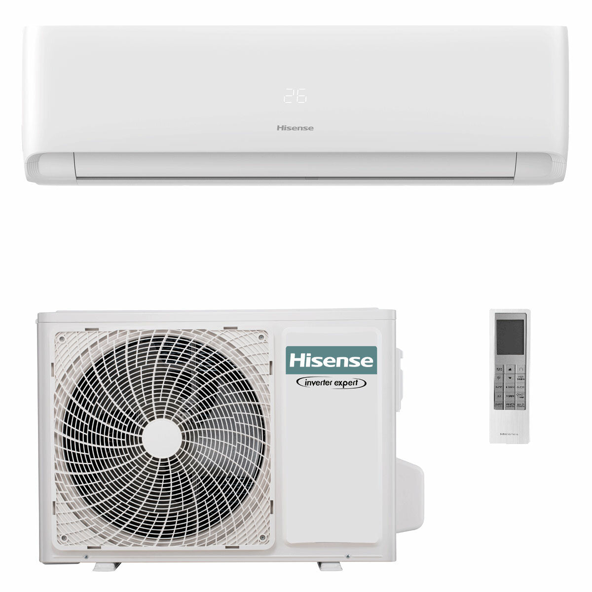 Climatiseur Hisense Ecosense 12000 BTU R32 inverseur A+++ WiFi